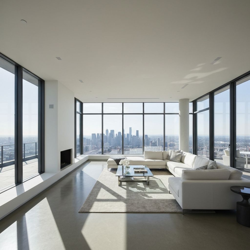 Luxury Penthouse with Skyline View